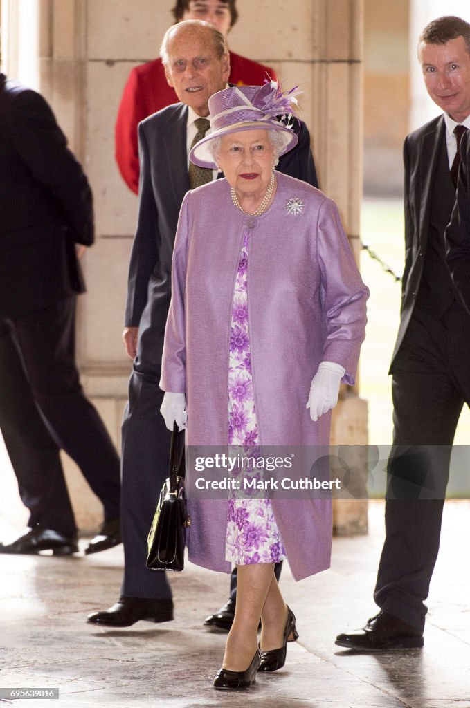 The Queen & Duke Of Edinburgh Attend Evensong In Celebration Of The Centenary Of The Order Of The Companions Of Honour