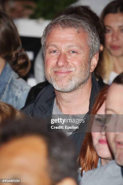 Russian businessman Roman Abramovich attends the Zorkiy & the Ladies concert at the 28th Kinotavr Film Festival on June 13, 2017 in Sochi, Russia.