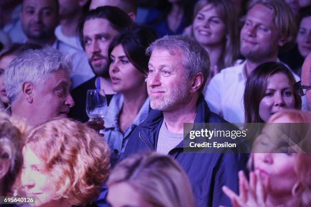 Russian businessman Roman Abramovich attends the Zorkiy & the Ladies concert at the 28th Kinotavr Film Festival on June 13, 2017 in Sochi, Russia.