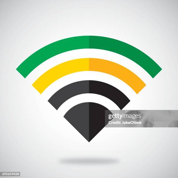 illustrations, cliparts, dessins animés et icônes de wifi de jamaïque - jamaican flag vector