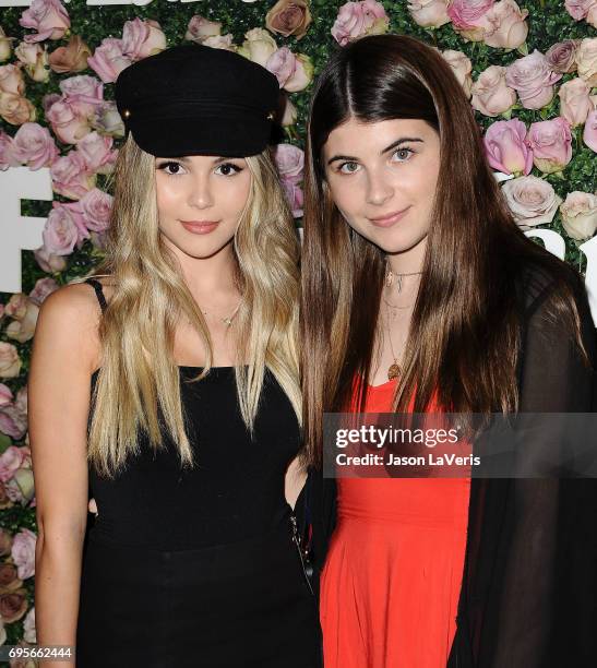 Olivia Jade Giannulli and Bella Giannulli attend Max Mara and Vanity Fair's celebration of Women In Film's Face of the Future Award recipient, Zoey...