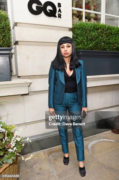 Jet Luna attends the GQ Bar pop-up launch party at the Rosewood London on June 13, 2017 in London, England.