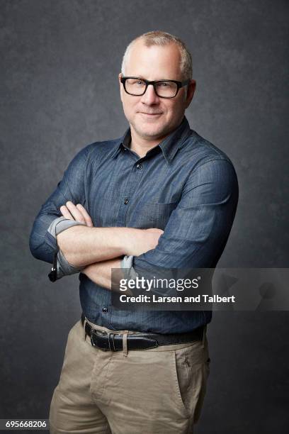 American novelist Tom Perrotta is photographed for Entertainment Weekly Magazine on June 9, 2017 in Austin, Texas.