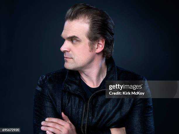 Actor David Harbour is photographed for Los Angeles Times on June 5, 2017 in Los Angeles, California. PUBLISHED IMAGE. CREDIT MUST READ: Kirk...