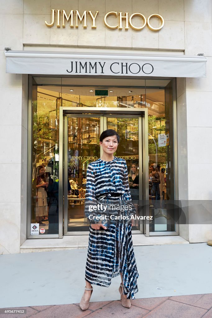 Celebrities Attend Jimmy Choo Boutique Reopening in Madrid