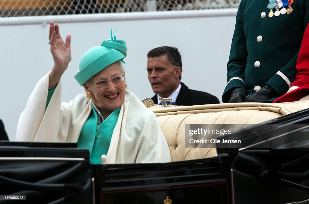 Queen Margrethe Visits Kalundborg Onboard The Royal Ship Dannebrog - Day 1