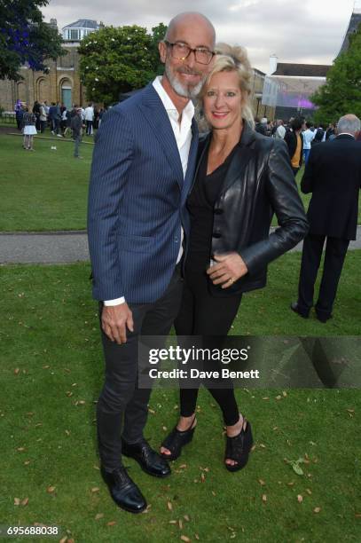 Alison Jackson and guest attend the Dulwich Picture Gallery Summer Party at Dulwich Picture Gallery on June 13, 2017 in London, England.