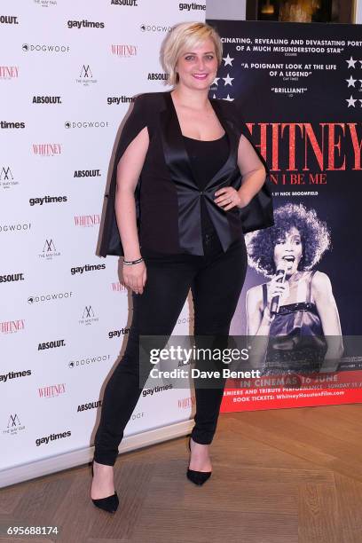 Chloe Tangney attends a special screening of "Whitney: Can I Be Me?" at The Mayfair Hotel on June 13, 2017 in London, England.