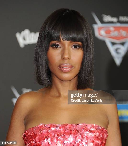 Actress Kerry Washington attends the premiere of "Cars 3" at Anaheim Convention Center on June 10, 2017 in Anaheim, California.