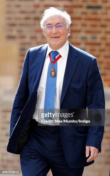 Michael Howard, Baron Howard of Lympne arrives to attend Evensong at the Chapel Royal Hampton Court Palace, to celebrate the Centenary of the...