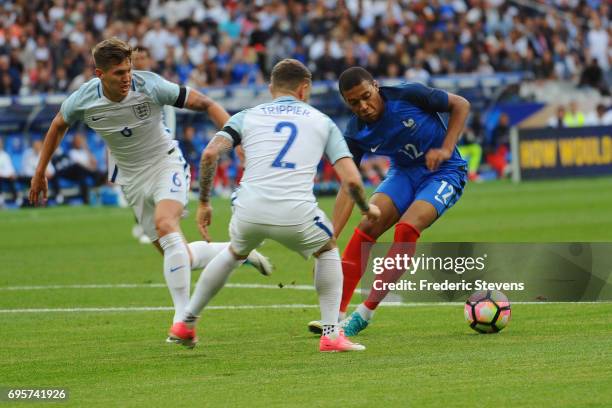 Kylian Mbappe forward of France Football team during the International friendly match between France and England held at Stade de France on Juin 13,...