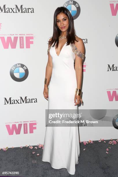 Actress Janina Gavankar attends the Women In Film 2017 Crystal + Lucy Awards presented By Max Mara and BMW at The Beverly Hilton Hotel on June 13,...