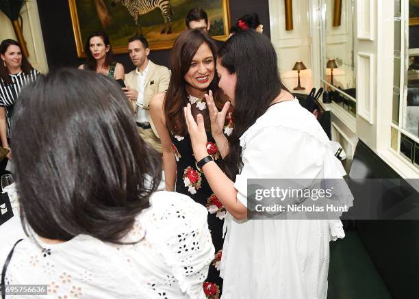Roopal Patel and Simone Rocha attend the Saks Fifth Avenue and Simone Rocha dinner to Celebrate the Exclusive Capsule Collection at The Beatrice Inn...