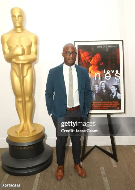 Director Barry Jenkins attends The Academy of Motion Picture Arts and Sciences' 20th Anniversary Celebration of "Love Jones" at the Samuel Goldwyn...