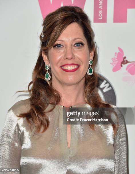 Executive Director of Women In Film Kirsten Schaffer attends the Women in Film 2017 Crystal + Lucy Awards Presented by Max Mara and BMW at The...