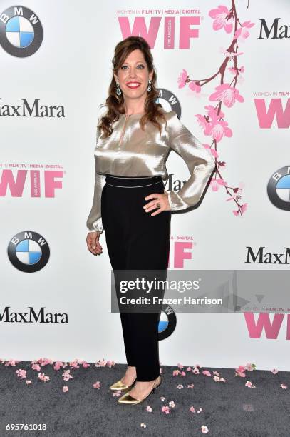 Executive Director of Women In Film Kirsten Schaffer attends the Women in Film 2017 Crystal + Lucy Awards Presented by Max Mara and BMW at The...