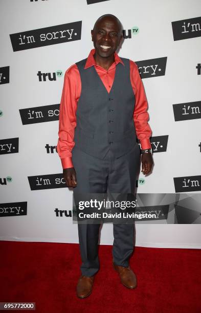 Actor Gary Anthony Williams attends the premiere of truTV's "I'm Sorry" at SilverScreen Theater at the Pacific Design Center on June 13, 2017 in West...