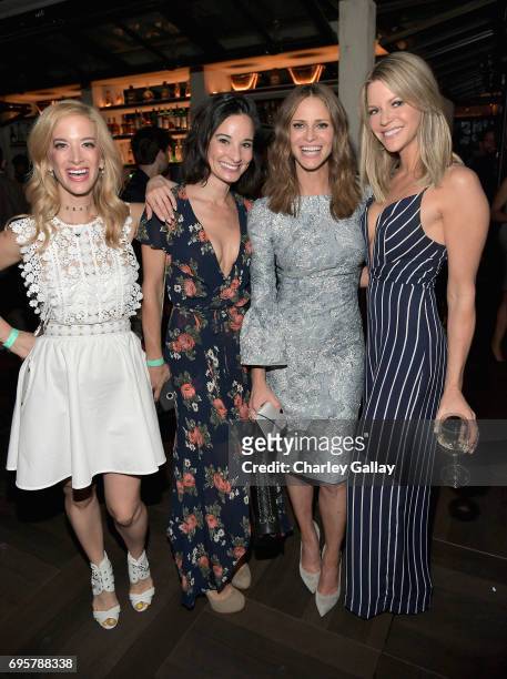 Actors Ilana Becker, Alison Becker, Writer/producer/actor Andrea Savage and actor Kaitlin Olson celebrate the launch of truTVs new scripted comedy...