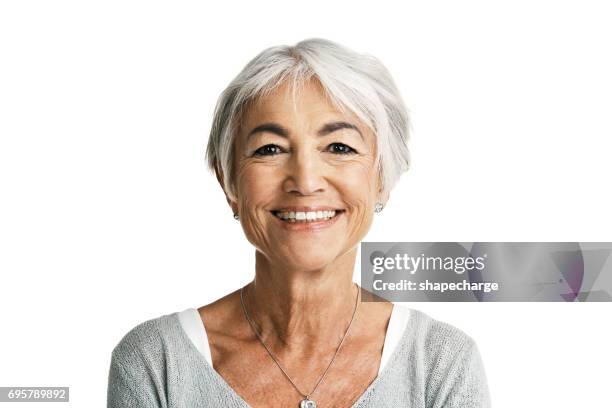 be confidently you - grey hair stock pictures, royalty-free photos & images