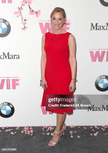 Senior Director, Education Gayle Nachlis, wearing Max Mara, at Women In Film 2017 Crystal + Lucy Awards presented By Max Mara and BMW at The Beverly...