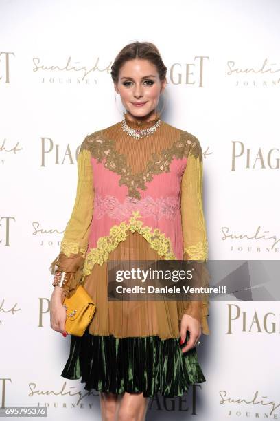 Olivia Palermo attends Piaget Sunlight Journey Collection Launch on June 13, 2017 in Rome, Italy.