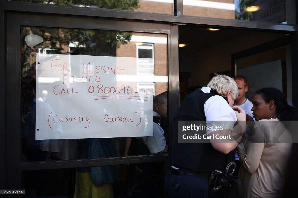 24-Storey Grenfell Tower Block On Fire In West London