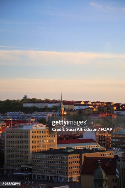 oscar fredrik church in gothenburg, sweden - göteborg stad bildbanksfoton och bilder