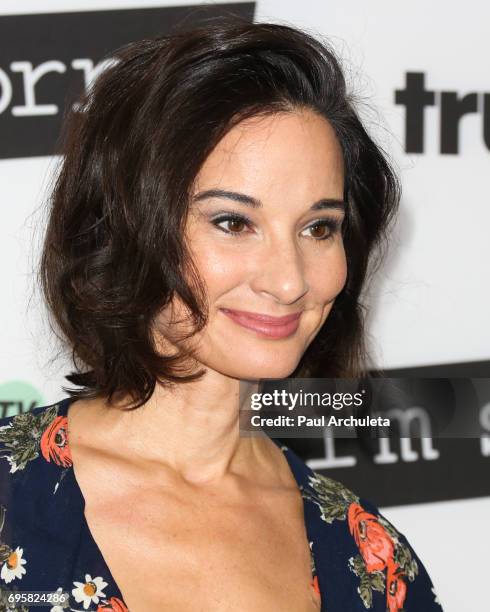 Actress Alison Becker attends the premiere of truTV's "I'm Sorry" at The SilverScreen Theater at the Pacific Design Center on June 13, 2017 in West...