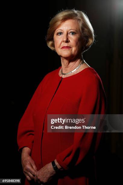 Gillian Triggs, President of the Australian Human Rights Commission poses prior to 'RightsTalk: Inspiring change in human rights' at Sydney Town Hall...