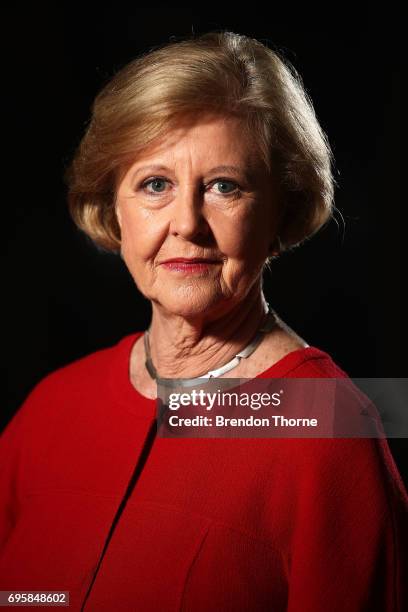 Gillian Triggs, President of the Australian Human Rights Commission poses prior to 'RightsTalk: Inspiring change in human rights' at Sydney Town Hall...