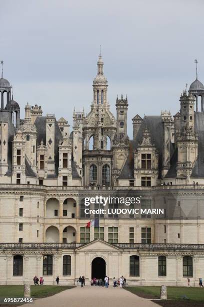 Picture taken on June 13 shows the Chateau de Chambord in Chambord.