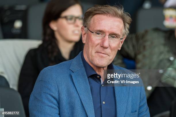 Technic director Hans van Breukelen of the KNVBduring the friendly match between the women of The Netherlands and Austria at at The Adelaarshorst on...