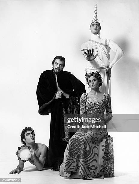 Daniel Williams, Paul Taylor, Eileen Cropley, and Cliff Keuter performing "Agathe's Tale" in 1967.