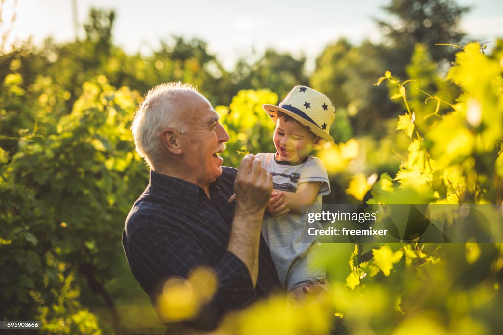 Happy times with my grandson