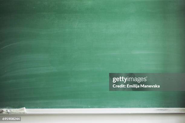 blank blackboard with board eraser - board eraser stock pictures, royalty-free photos & images