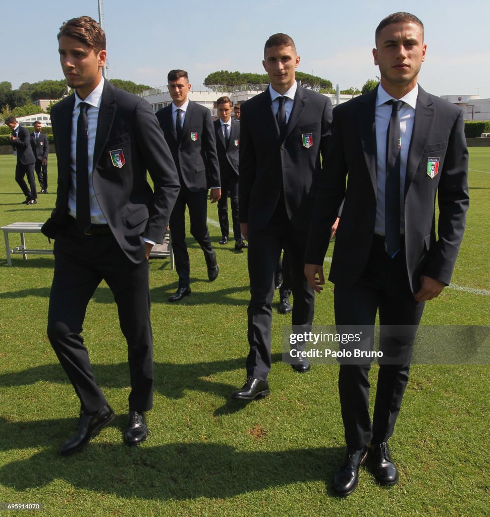 Italy U21 Oficial Team Photo