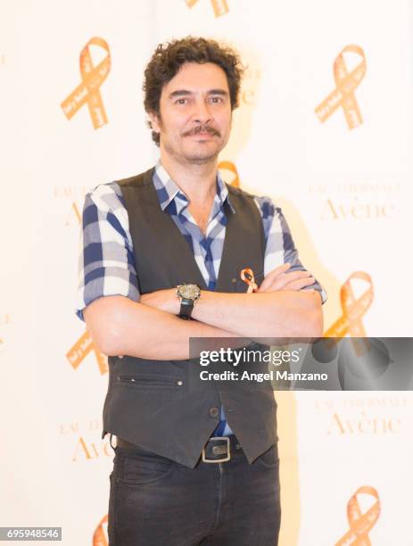 Jose Manuel Seda attends Skin Cancer Prevention European Day campaign by Avene on June 13, 2017 in Madrid, Spain.