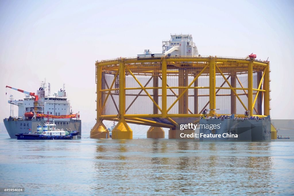 Smart Deep Sea Salmon Farm In China