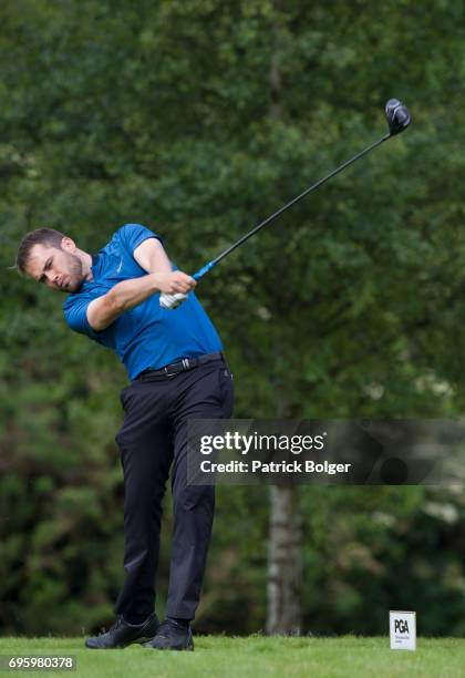 Craig Ainsley from Wexham Park Golf Centre during the Titleist and Footjoy PGA Professional Championship at Luttrellstown Castle on June 14, 2017 in...