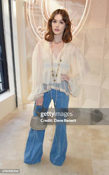 Sai Bennett attends the opening of the new Chloe London flagship store on New Bond Street on June 14, 2017 in London, England.