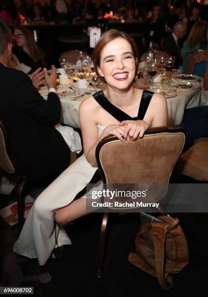 Honoree Zoey Deutch, wearing Max Mara, attends the Women In Film 2017 Crystal + Lucy Awards presented By Max Mara and BMW at The Beverly Hilton Hotel...