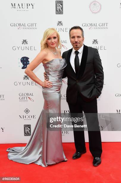 Remigio Pereira and Michelle Palmer attend the Global Gift Gala for The Diana Award, hosted by Earl Spencer at Althorp House on June 14, 2017 in...