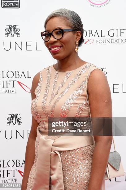 Tessy Ojo attends the Global Gift Gala for The Diana Award, hosted by Earl Spencer at Althorp House on June 14, 2017 in Northampton, England.