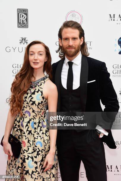Olivia Grant and Craig McGinlay attend the Global Gift Gala for The Diana Award, hosted by Earl Spencer at Althorp House on June 14, 2017 in...
