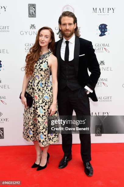Olivia Grant and Craig McGinlay attend the Global Gift Gala for The Diana Award, hosted by Earl Spencer at Althorp House on June 14, 2017 in...