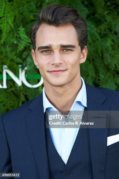 Spanish model Pepe Barroso Jr attends the opening of the new Porcelanosa store on June 14, 2017 in San Sebastian de los Reyes, Spain.