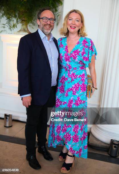 Jimmy Wales and Guest attend the Founders Forums 2017 at Kensington Palace on June 14, 2017 in London, England.