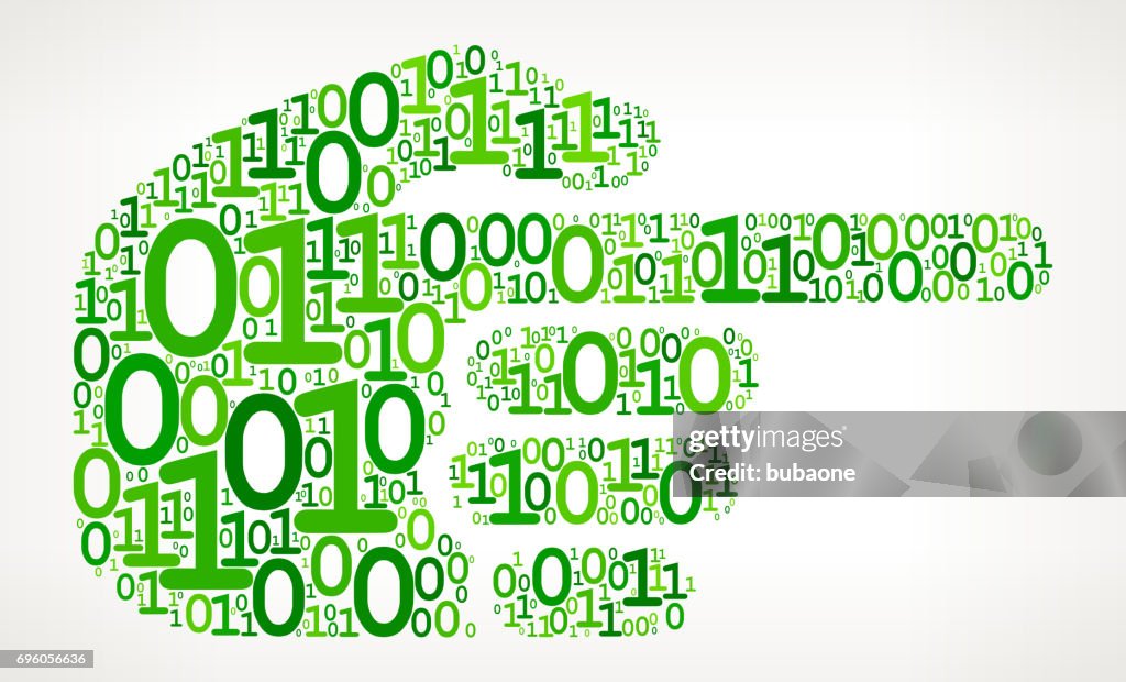 Pointing Hand Binary Code Zero One Vector Illustration High-Res Vector ...