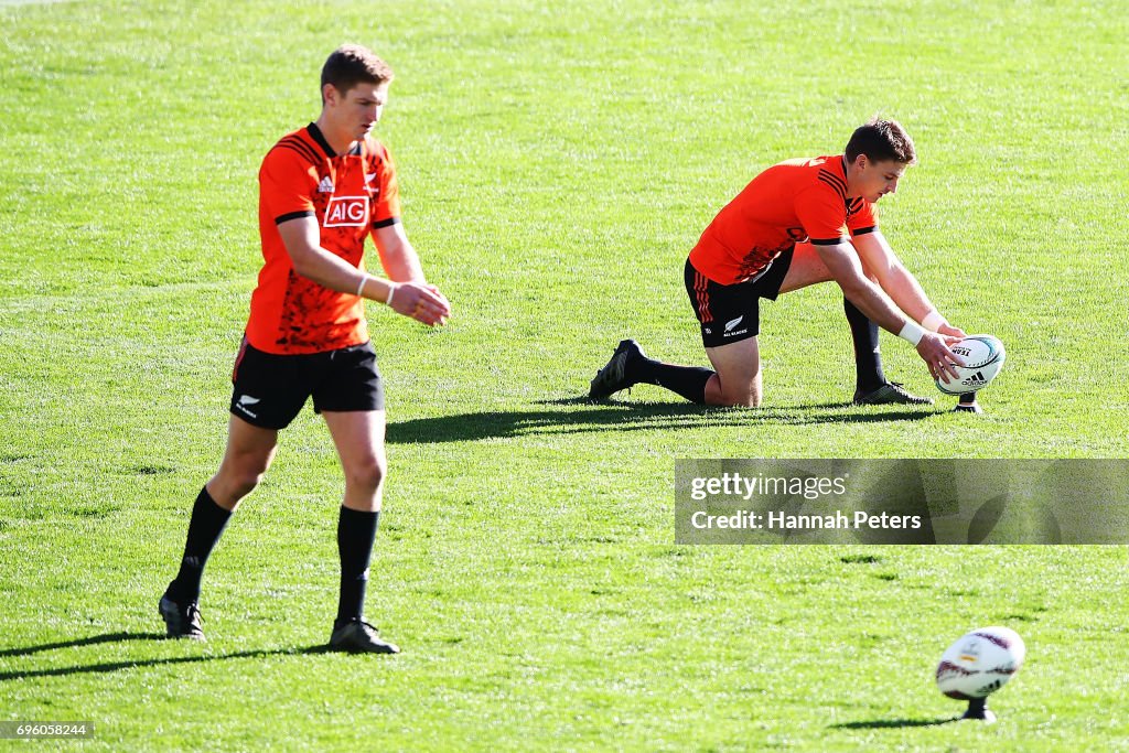 New Zealand All Blacks Training Session