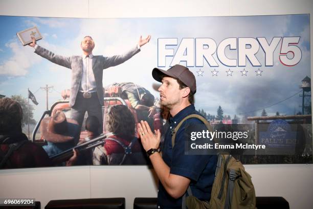 Actor Jon Heder attends E3 2017 at Los Angeles Convention Center on June 14, 2017 in Los Angeles, California.